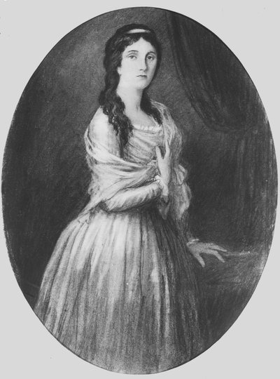 Lucile de Chateaubriand aged 25 by French School