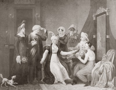 Mademoiselle Mars in Les Trois Sultanes by French School