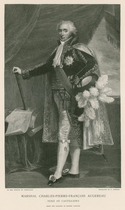 Marshal Charles-Pierre-Francois Augereau by French School