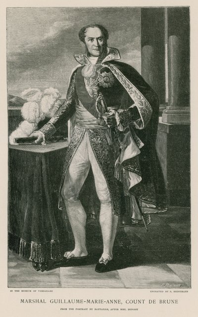 Marshal Guillaume-Marie-Anne, Count de Brune by French School