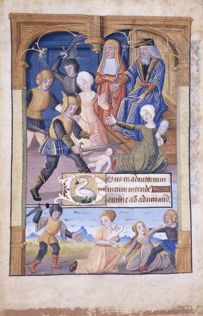 Massacre of the Innocents, miniature by French School