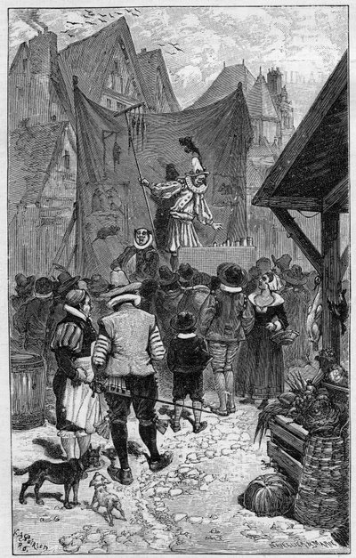 Moliere as a Child at the Foire Saint Germain by French School