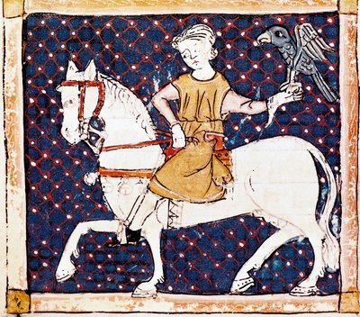 Month of April: Falconer by French School