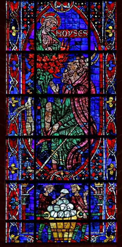 Moses and the Burning Bush by French School