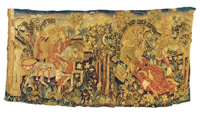 Mythological tapestry fragment, Strasbourg, c.1470-80 by French School