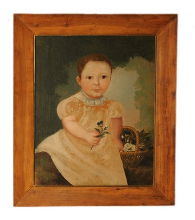 Naive Portrait of a Boy by French School