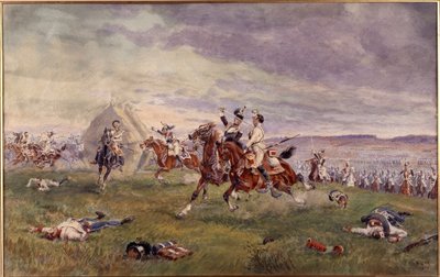 Napoleonic Battle by French School