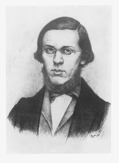 Nikolay Dobrolyubov by French School