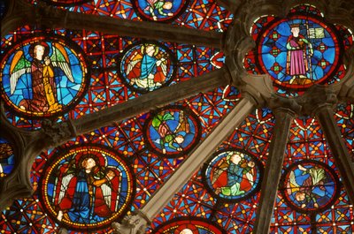North Rose Window by French School