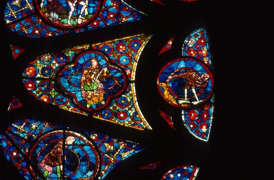 North Rose Window by French School