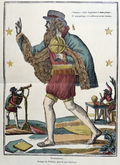 Nostradamus - image of Epinal by French School
