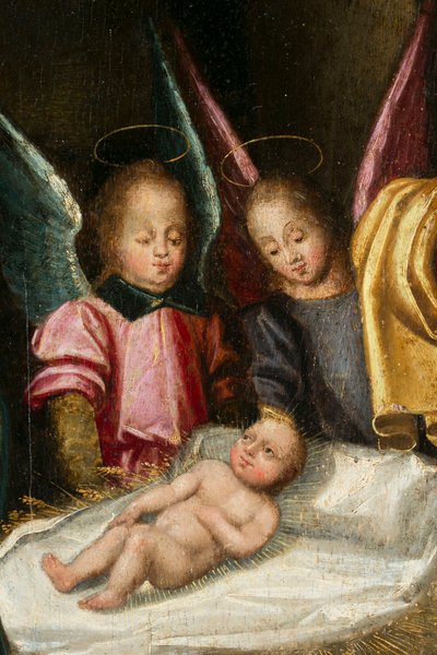 Nativity (detail) by French School