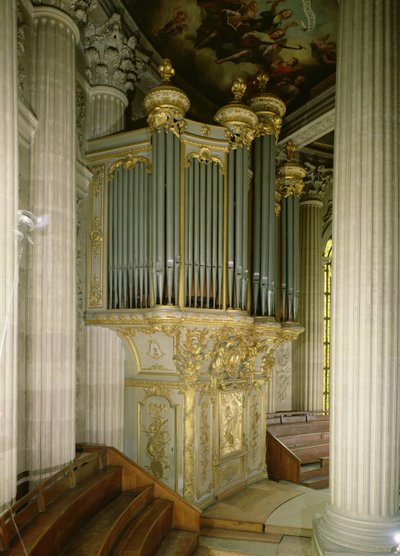 Organ in the chapel by French School