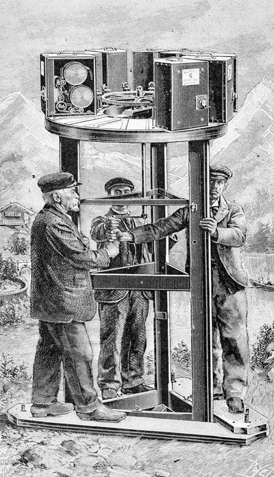Panoramic Cinéorama, 1896 by French School