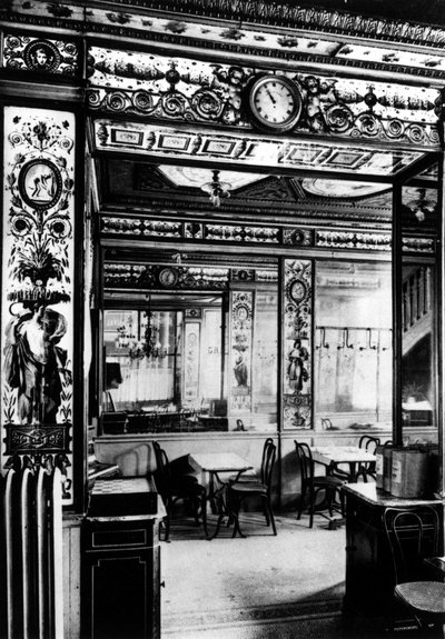 Paris, inside the cafe, the Grand Vefour. by French School