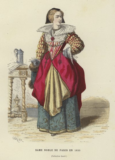 Parisian noblewoman, 1633 by French School