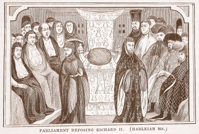 Parliament Deposing Richard II by French School
