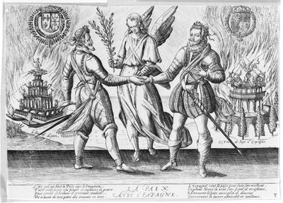 Peace with Spain, 1598 by French School