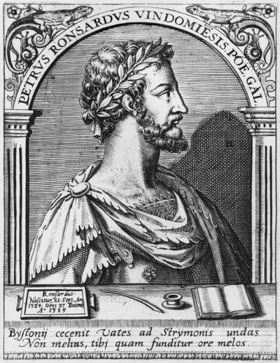 Pierre de Ronsard (1524-85) by French School