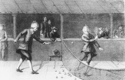 Playing Jeu de Paume in Paris by French School