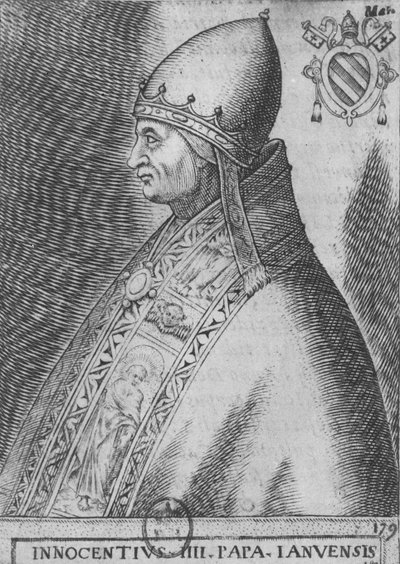 Pope Innocent III by French School