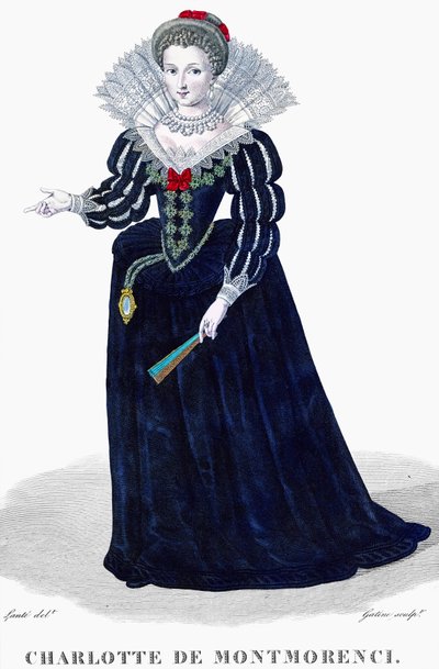 Portrait of Charlotte de Montmorenci by French School