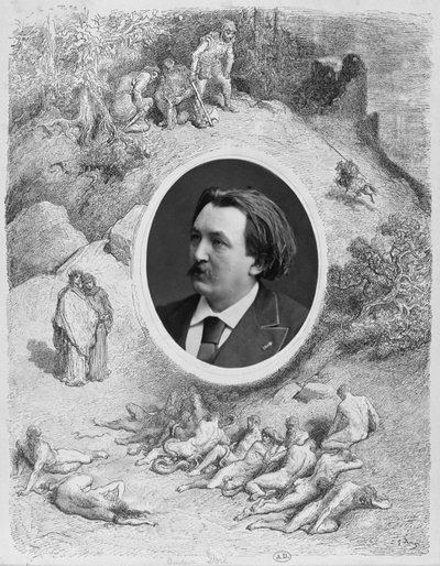 Portrait of Gustave Dore (1832-83) by French School