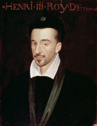 Portrait of Henri III (1551-89) by French School