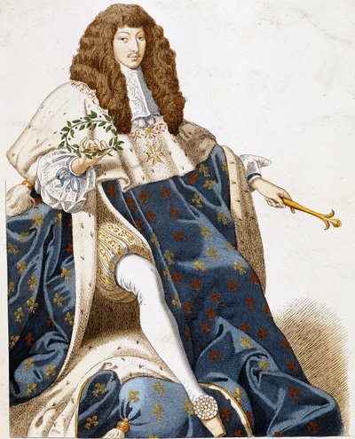 Portrait of Louis XIV, young by French School