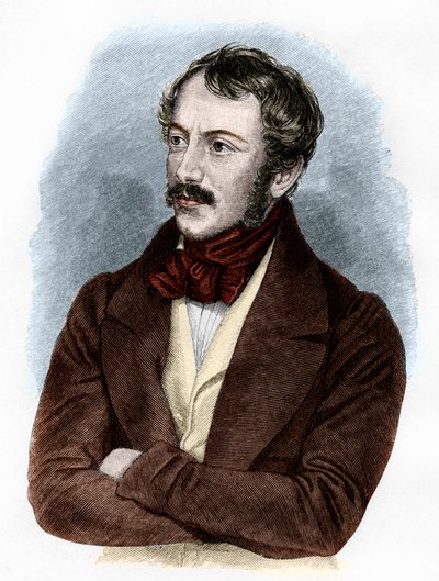 Portrait of Nikolaus Lenau by French School