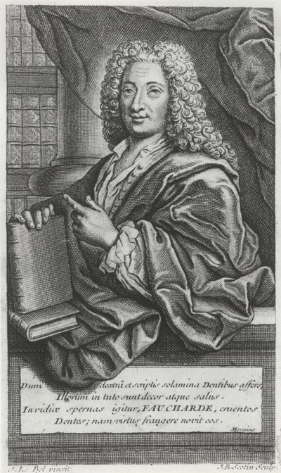 Portrait of Pierre Fauchard by French School