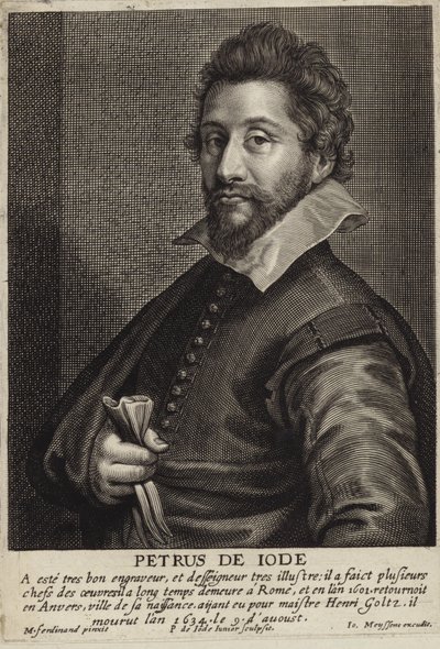 Portrait of Pieter de Jode I by French School