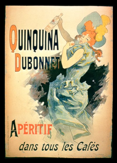 Poster advertising Quinquina by Dubonnet by French School