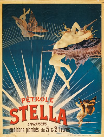 Poster advertising Stella petrol, 1897 by French School