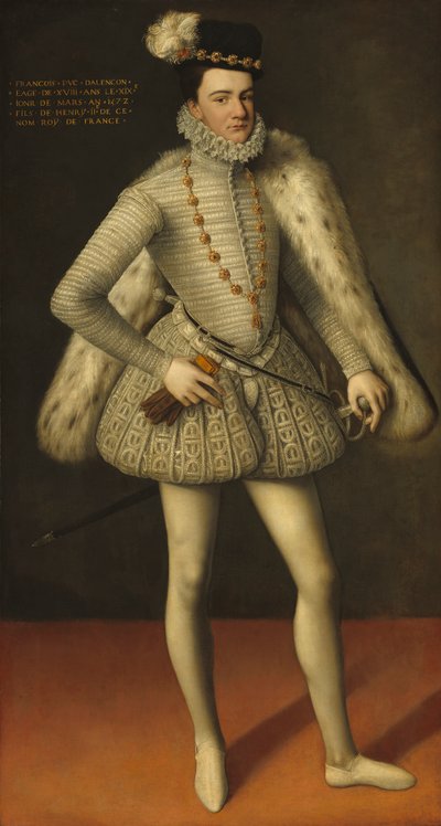 Prince Hercule-Francois, Duke of Alençon, 1572 by French School