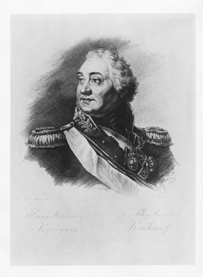 Prince Mikhail Illarionovich Golenischev-Kutuzov by French School