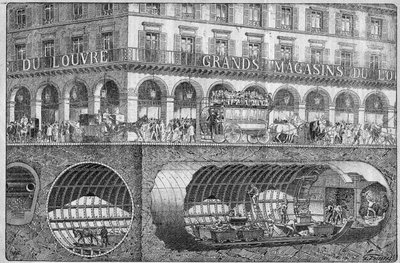 Public transport in Paris by French School