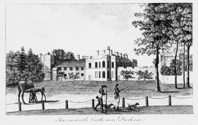 Ravensworth Castle near Durham, 19th Century by French School