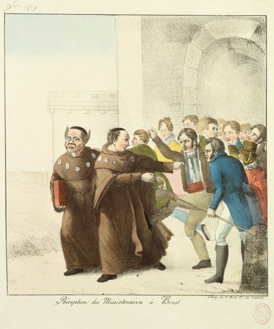 Receiving missionaries in Brest by French School