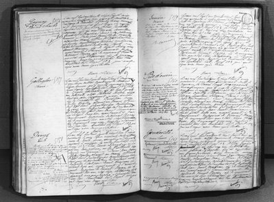 Register of Births, Marriages and Deaths, 1883 by French School