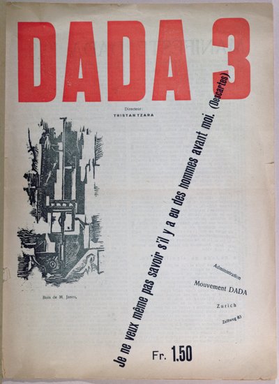 Revue Dada no.3, December 1918 by French School