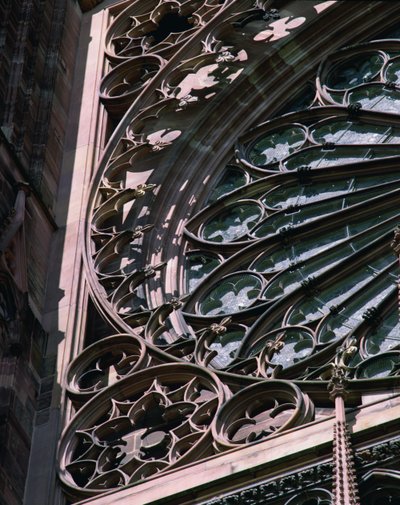 Rose window (detail) by French School