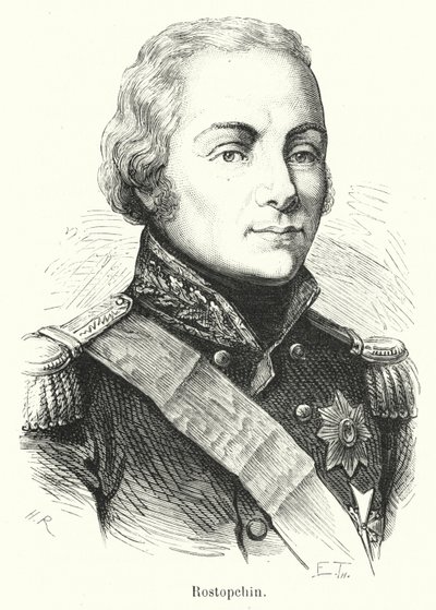 Rostopchin (engraving) by French School