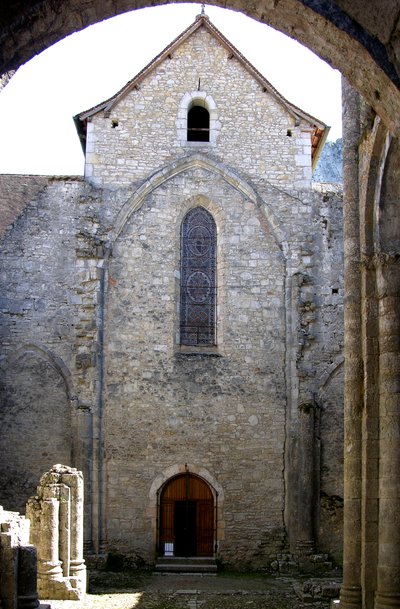 Ruins of the Benedictine Abbey by French School