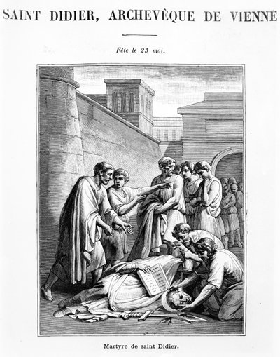 Saint Desideius, Archbishop of Vienne by French School