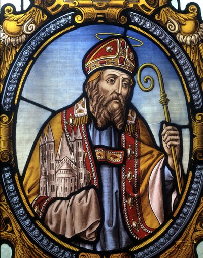 Saint Eleuthera. Bishop of Tournai by French School