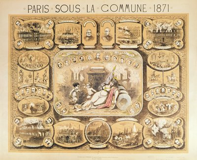 Scenes from the Paris Commune, 1871 by French School