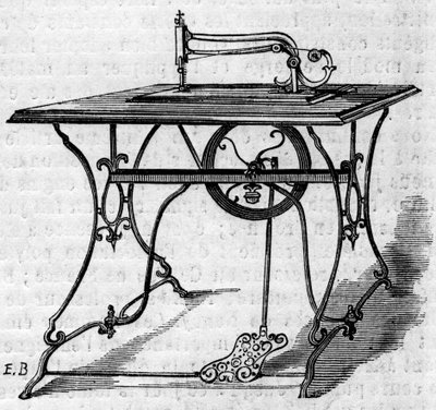 Sewing machine by French School