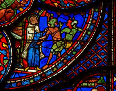 St Anthony attacked by demons by French School