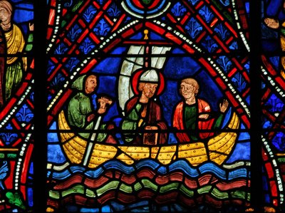 St. Apollinaire: In a Boat by French School